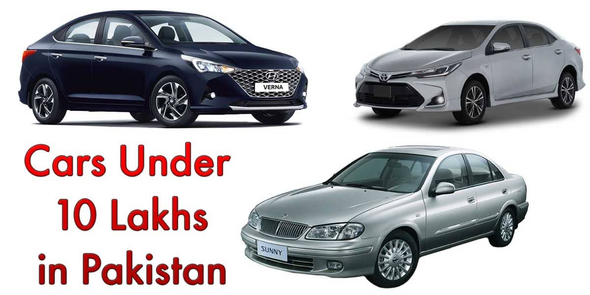 Cars Under 10 Lakhs in Pakistan