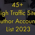 Traffic Sites Author Accounts