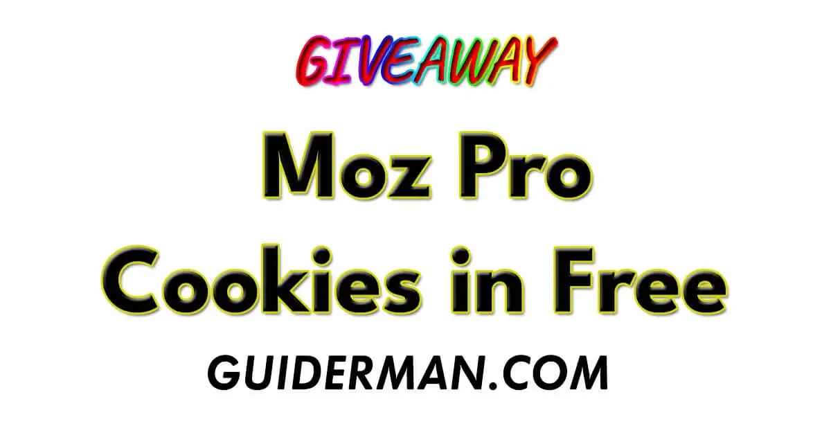 Moz Pro Cookies in Free