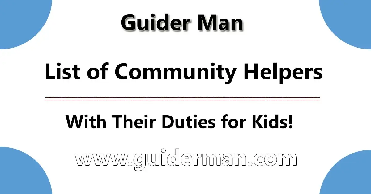 list of community helpers