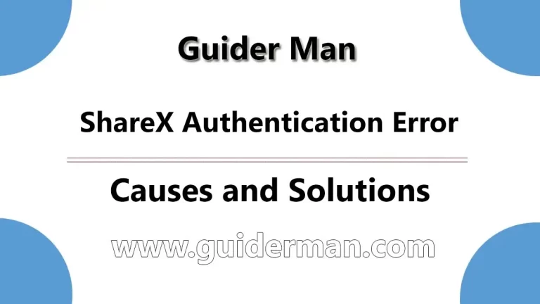 ShareX Authentication Error