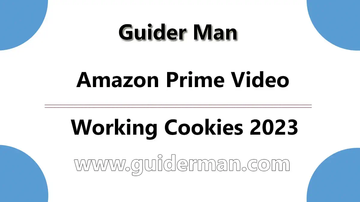 Amazon Prime Video Cookies