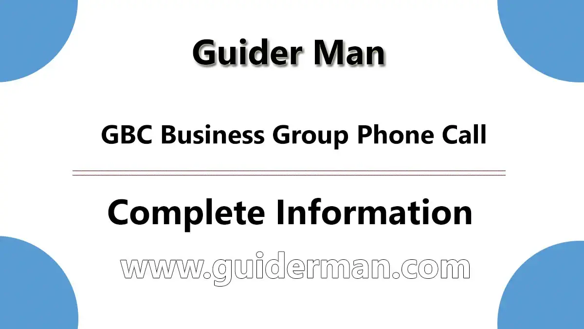 GBC Business Group Phone Call