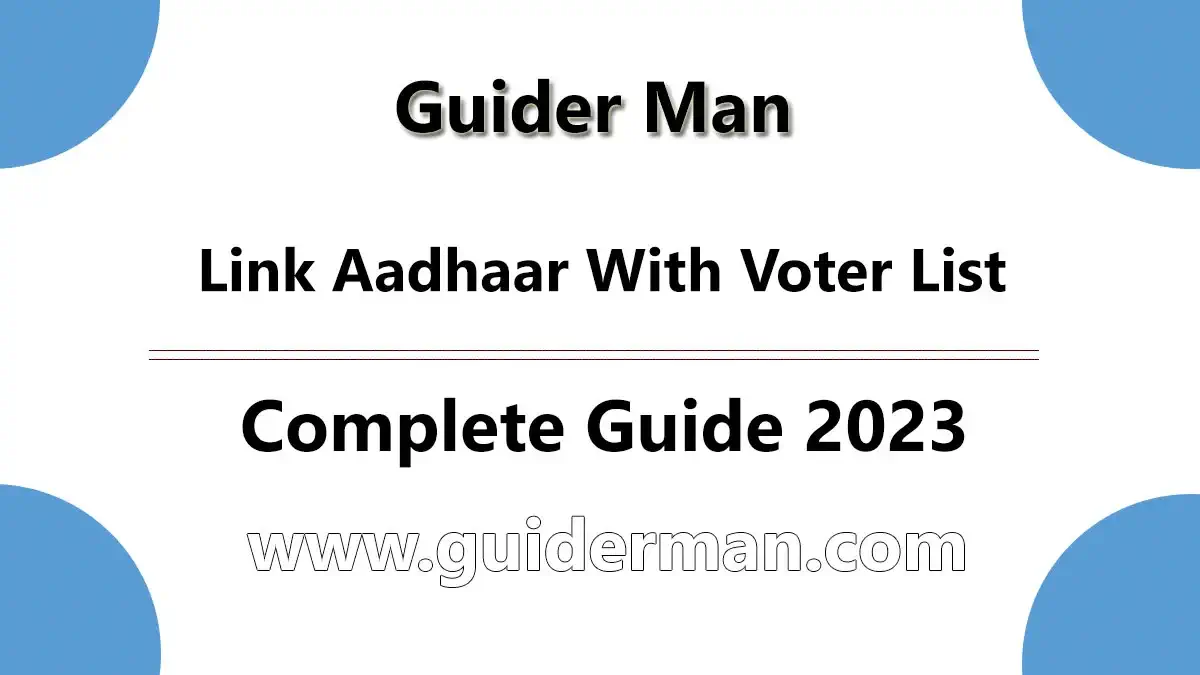 Link Aadhaar With Voter List