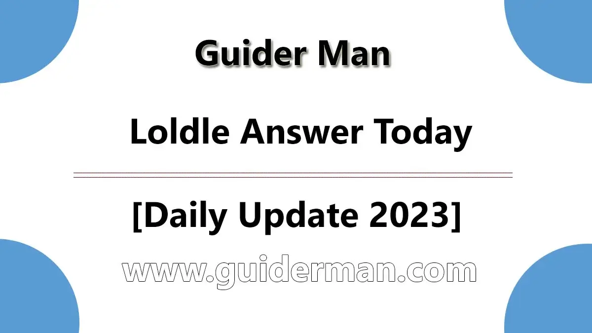 Loldle Answer Today