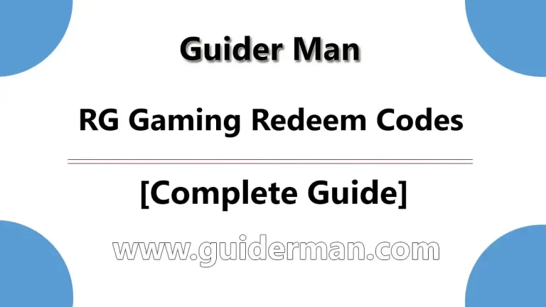 RG Gaming Redeem Codes