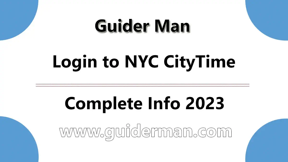 Login to NYC CityTime