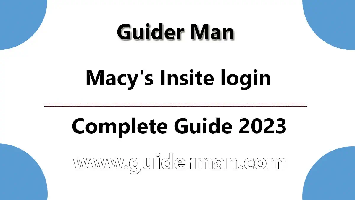 Macy's Insite login