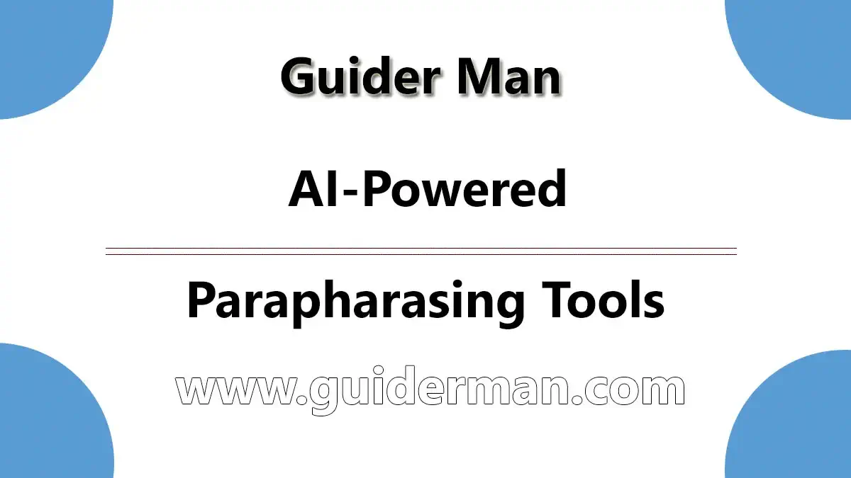 AI-powered paraphrasing tools