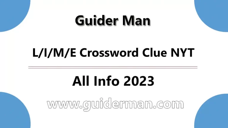 L/I/M/E Crossword Clue NYT