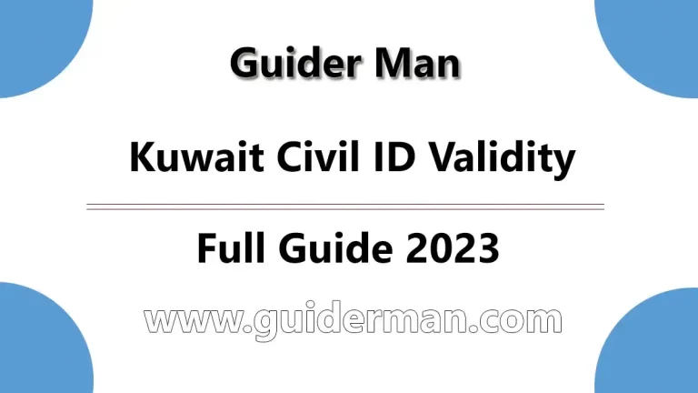Kuwait Civil ID Validity