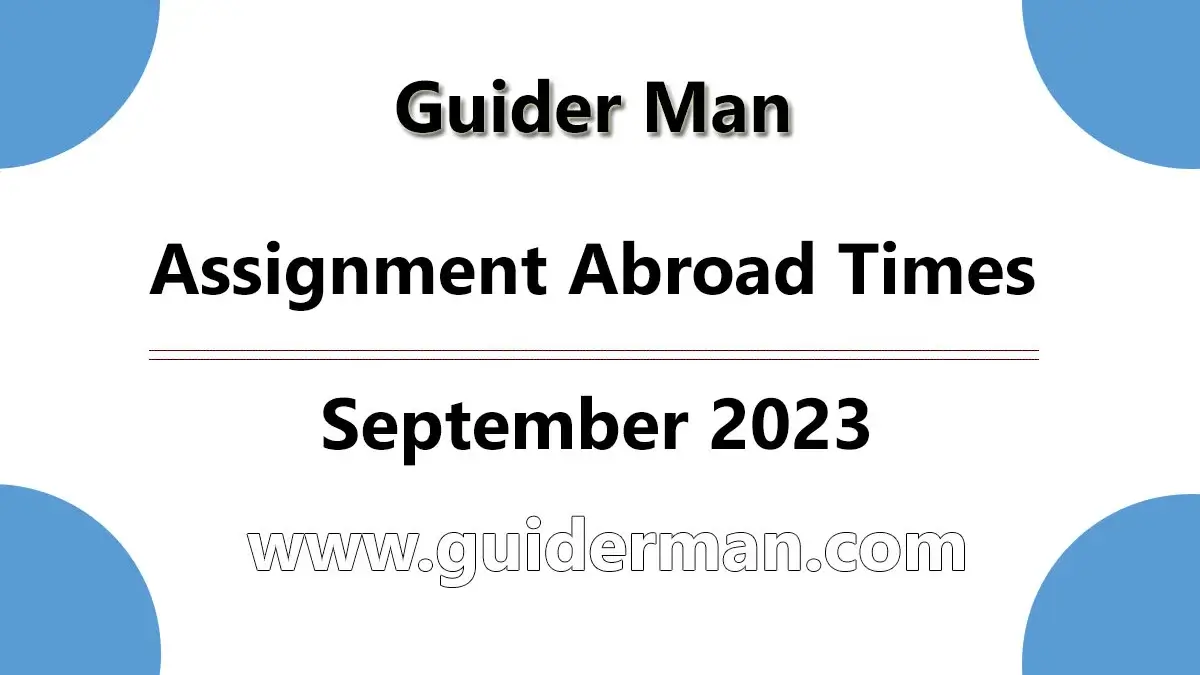 Assignment Abroad Times