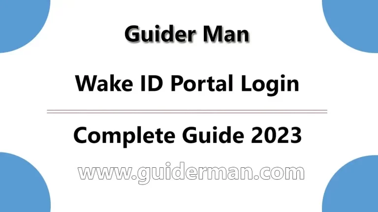 Wake ID Portal Login