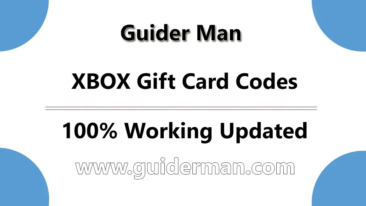 XBOX Gift Card Codes