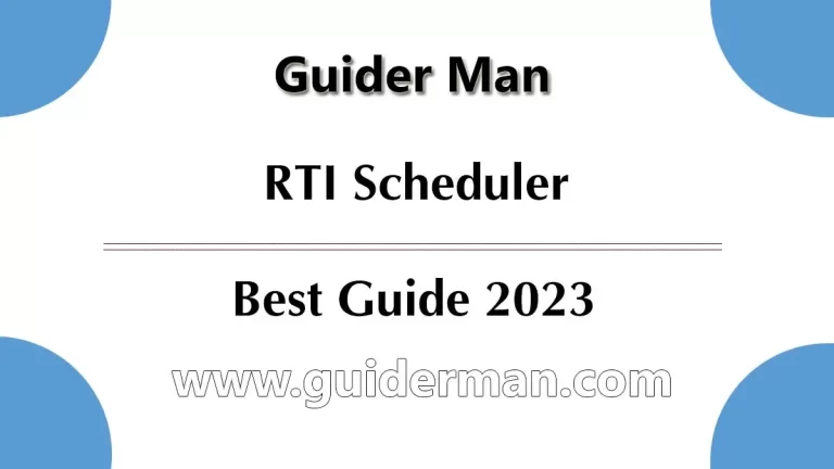 RTI Scheduler