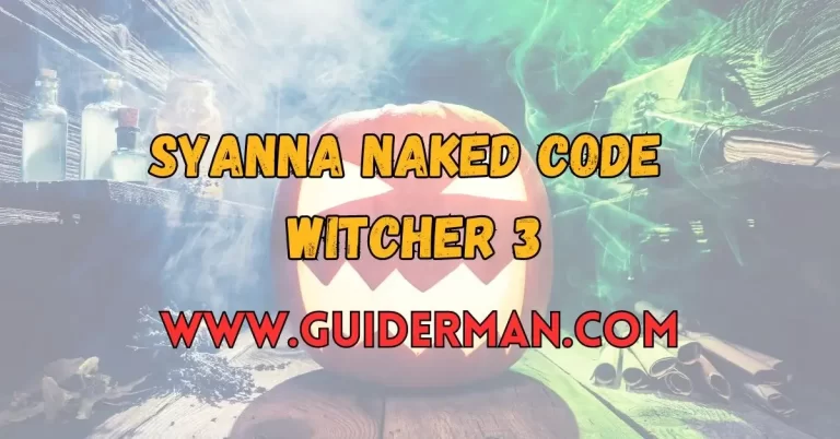 Syanna Naked Code Witcher 3