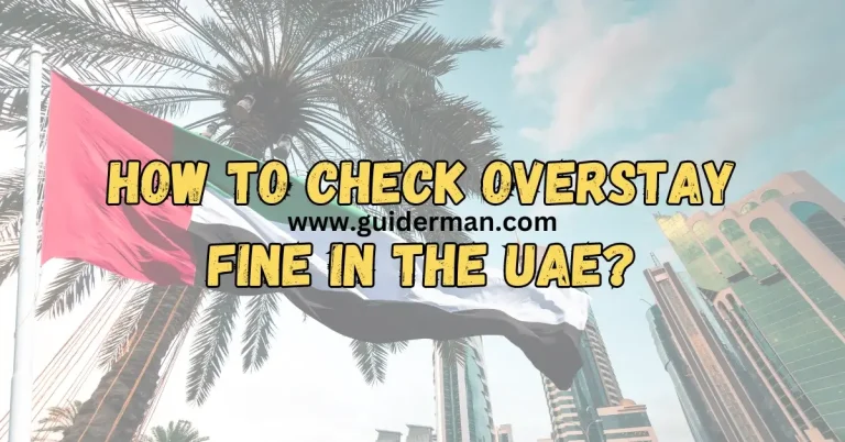 How to Check Overstay Fine in the UAE